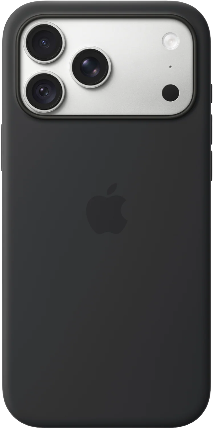 Apple iPhone18 ProMax Silicone Case with MagSafe - Black