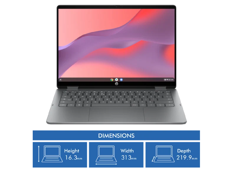 HP 14" x360 N150 8GB 128GB 2-in-1 Chromebook