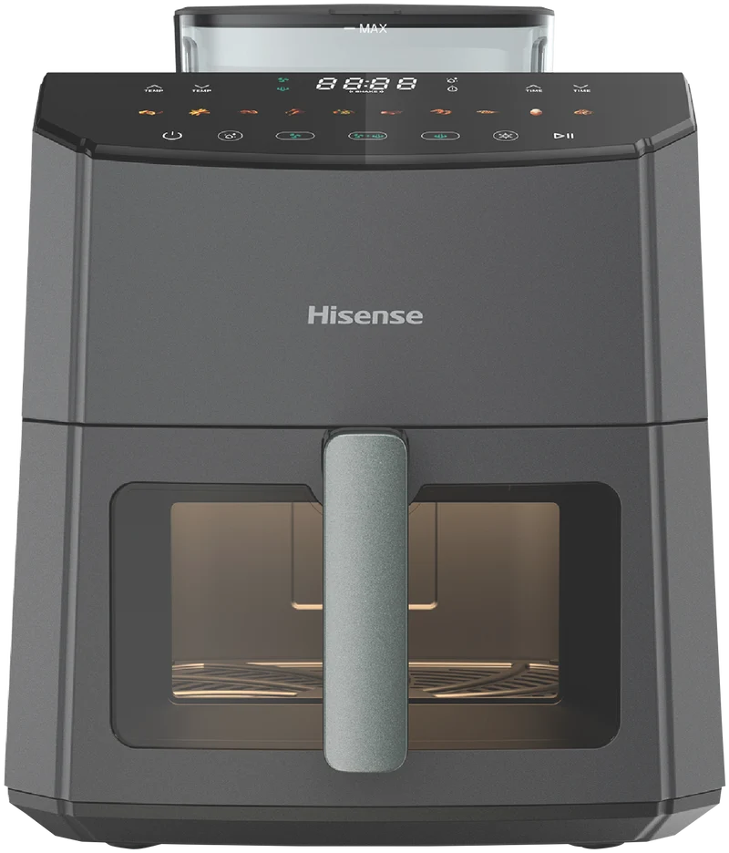 Hisense 7 Litre 3-in-1 Steam Air Fryer Black