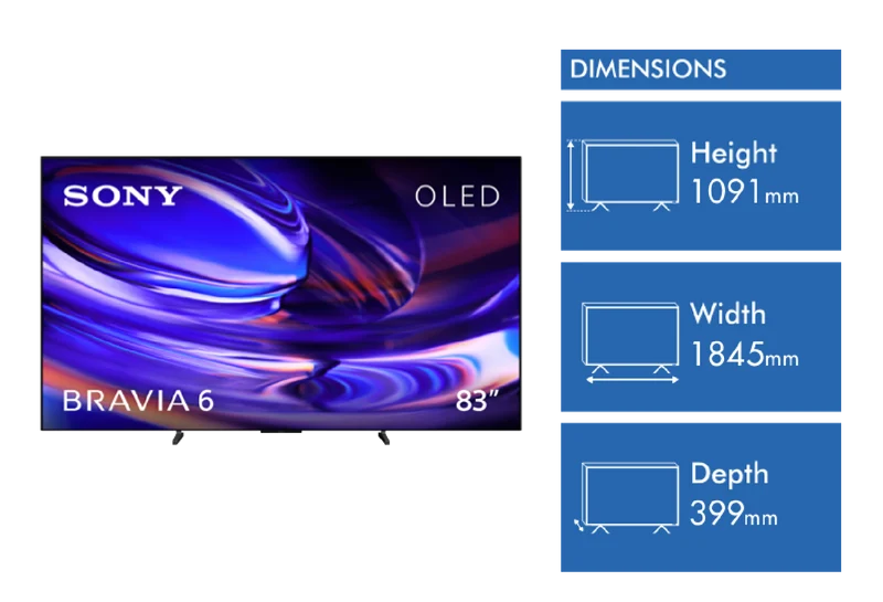 Sony 83" BRAVIA 6 OLED 4K HDR Google TV with Gemini