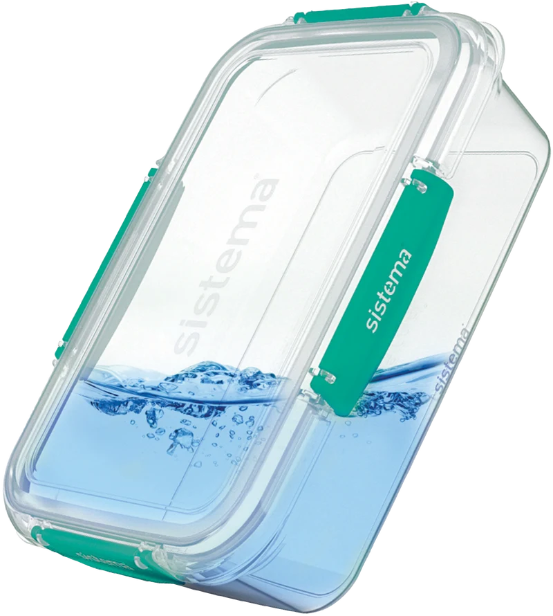 Sistema 10 Pack Klip It Plus Minty Teal Food Storage Containers