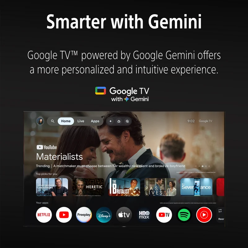 Sony 65" BRAVIA 9 II True RGB 4K AI Google TV with Gemini 2026