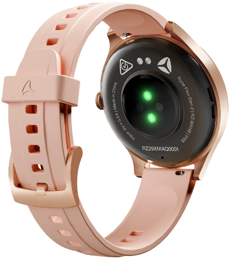 Ryze Flex Gen-2 Smart Watch - Pink & Stone