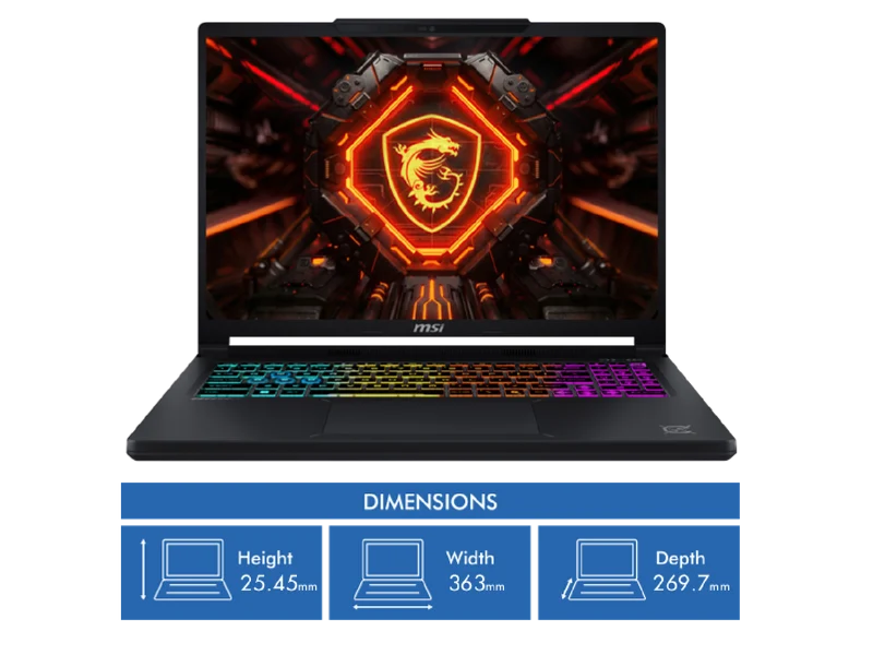 MSI Crosshair 16" i7 16GB 1TB RTX5070 8GB Gaming Laptop