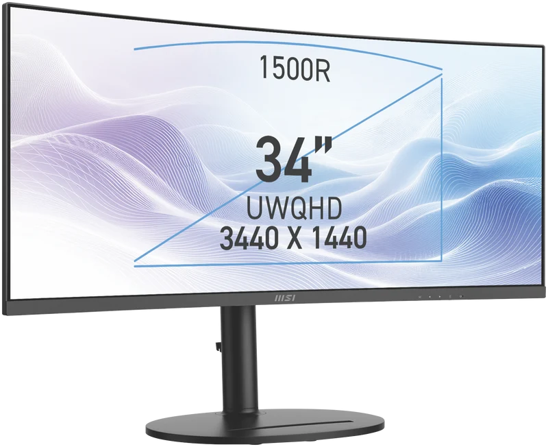 MSI 34" UWQHD 1500R Curved Black Monitor
