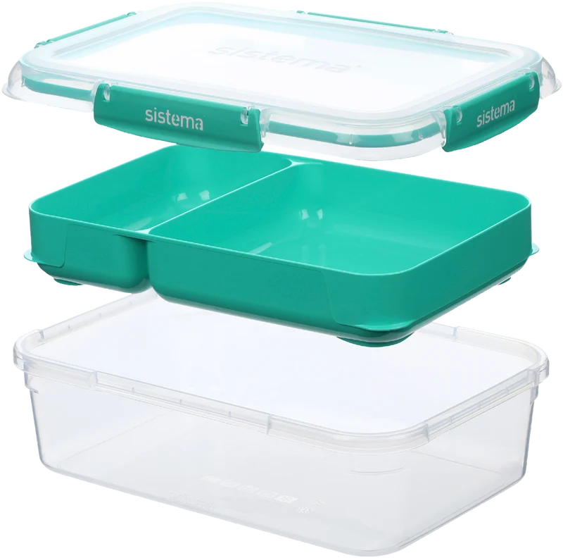 Sistema 4 Pack Stax TO GO Food Storage Containers