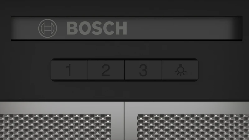 Bosch Series 2, 90cm Integrated Rangehood, Matt Black