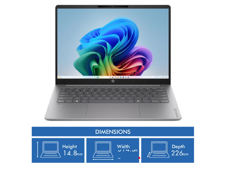 HP OmniBook 3 14" Copilot+ Snapdragon x 16GB 512GB Laptop