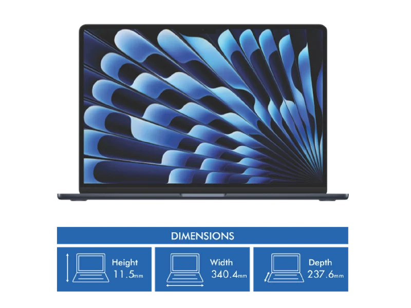 Apple MacBook Air 15" M4 chip 24GB 512GB - Midnight