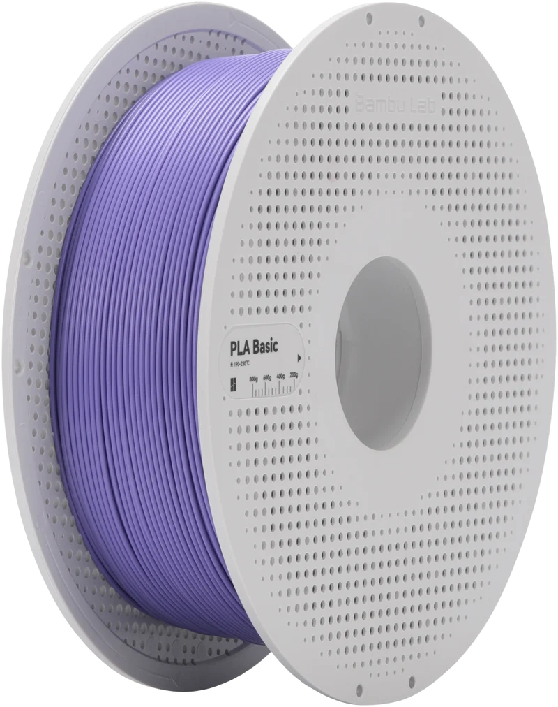 Bambu Lab Filament PLA Matte for 3D Printer with Spool - Lilac Purple 1KG
