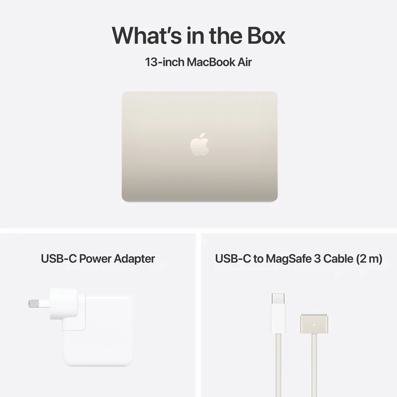 Apple MacBook Air 13" M4 chip 16GB 256GB - Starlight