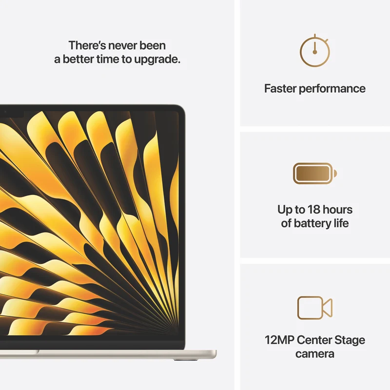Apple MacBook Air 15" M4 chip 16GB 256GB - Starlight