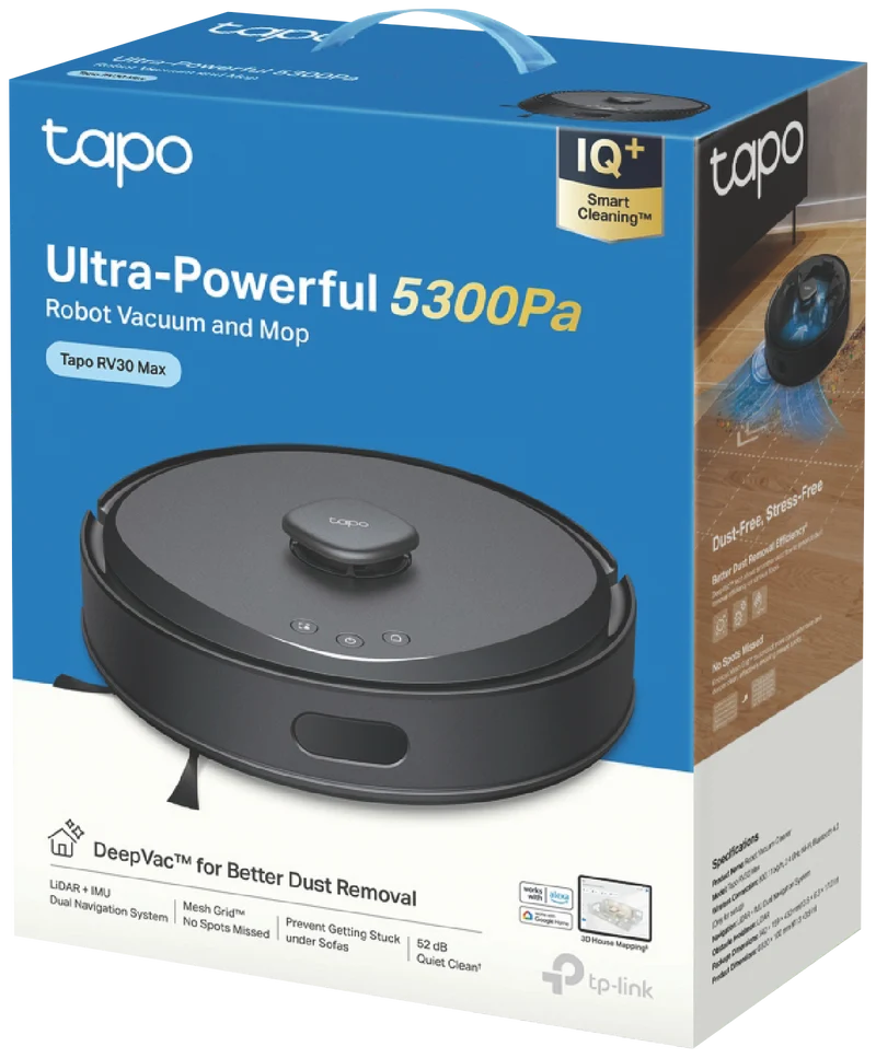 TP-LINK Tapo RV30 Max Robot Vacuum and Mop