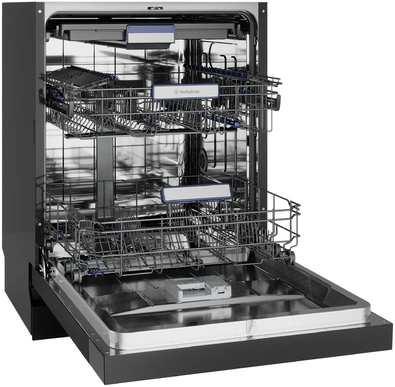 Westinghouse 60cm Dark Stainless Steel 15 Place Built Under Dishwasher