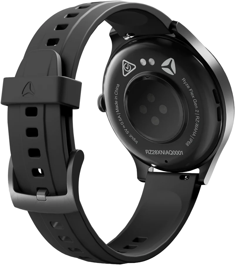 Ryze Flex Gen-2 Smart Watch - Black & Blue