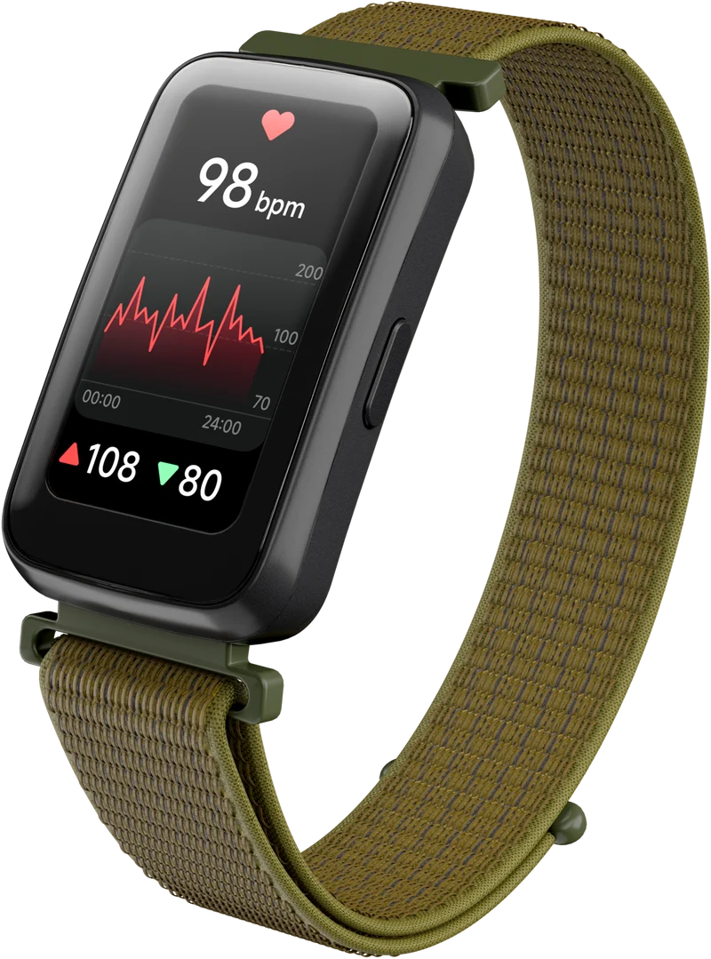 Ryze Elevate Gen-2 Smart Watch - Black & Olive