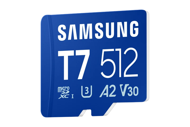 Samsung 512GB T7 Micro SD Memory Card UHS-1 / Class 10
