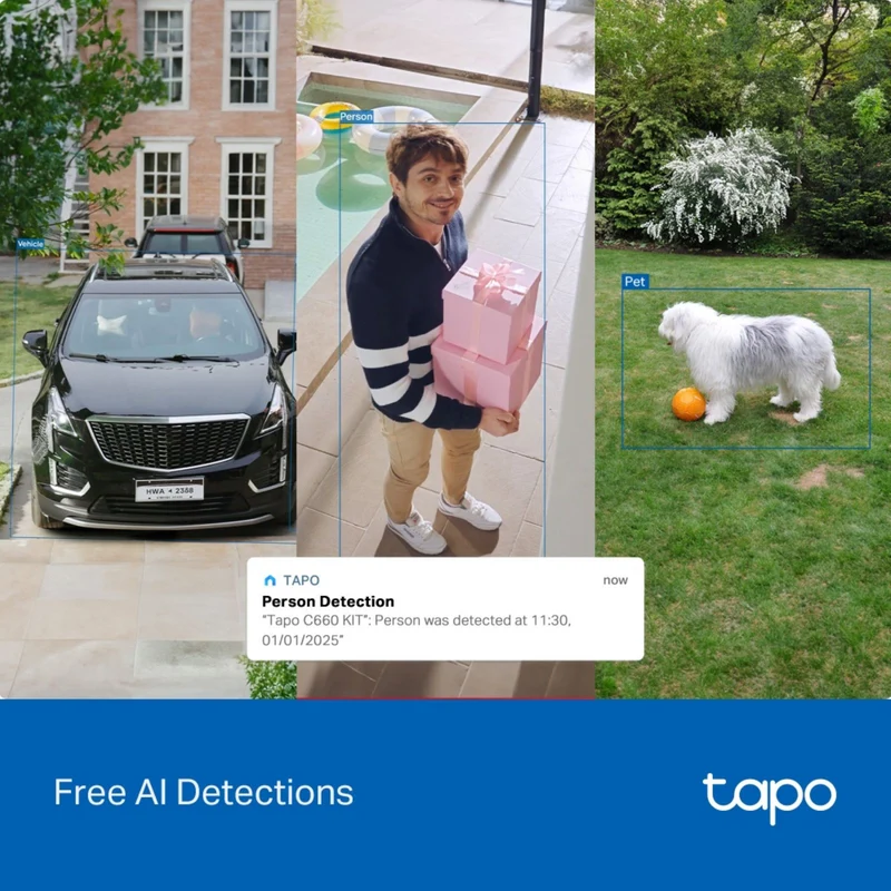 TP-LINK 4K Solar-Powered Pan/Tilt Security Camera