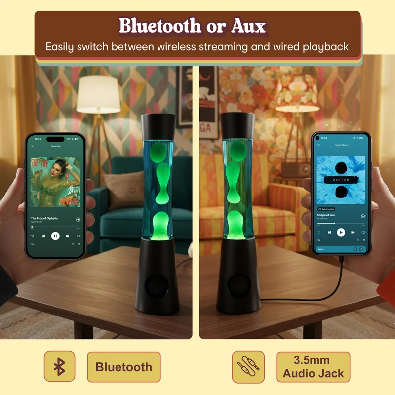 Laser Lava Lamp Speaker