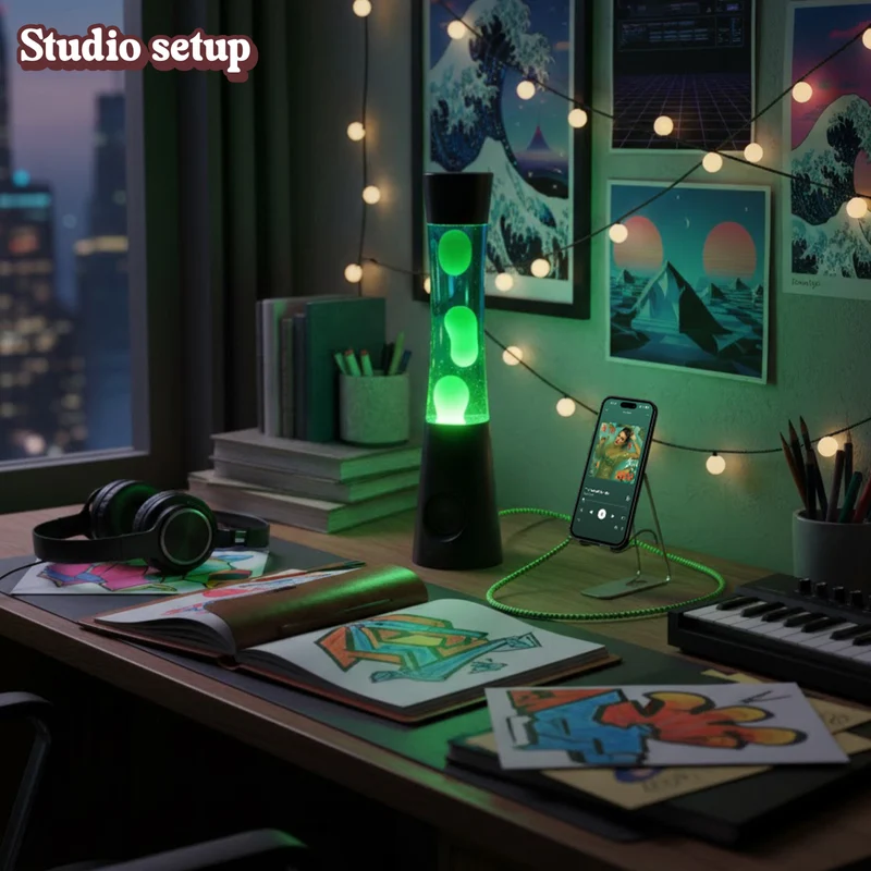Laser Lava Lamp Speaker