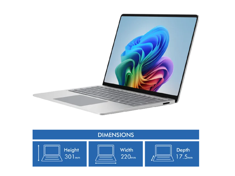 Microsoft Surface Laptop 13.8" Snapdragon X2 Elite 12 Core 16GB 512GB 8th Edition - Platinum