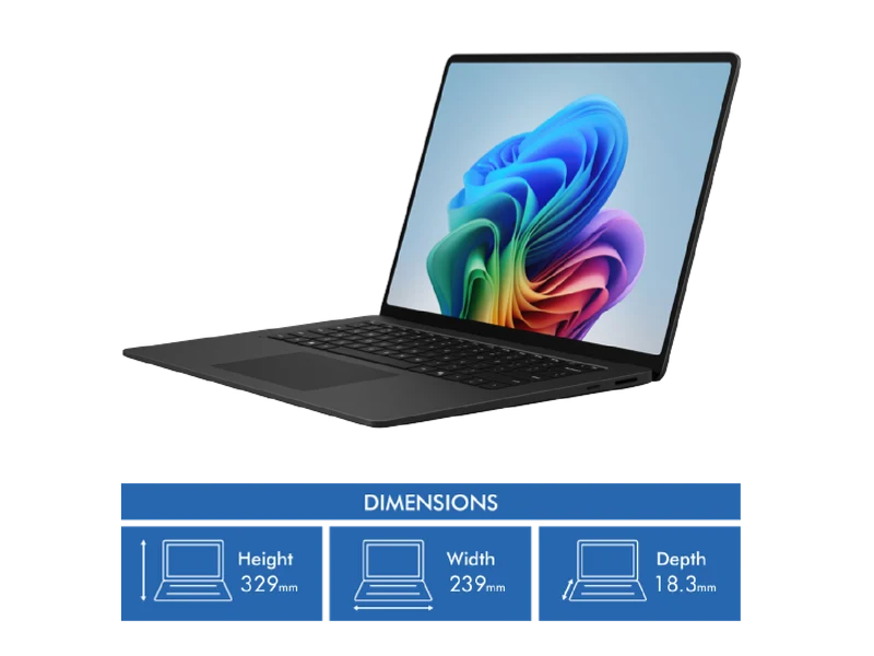Microsoft Surface Laptop 15" Snapdragon X2 Elite 12 Core 16GB 512GB 8th Edition - Black