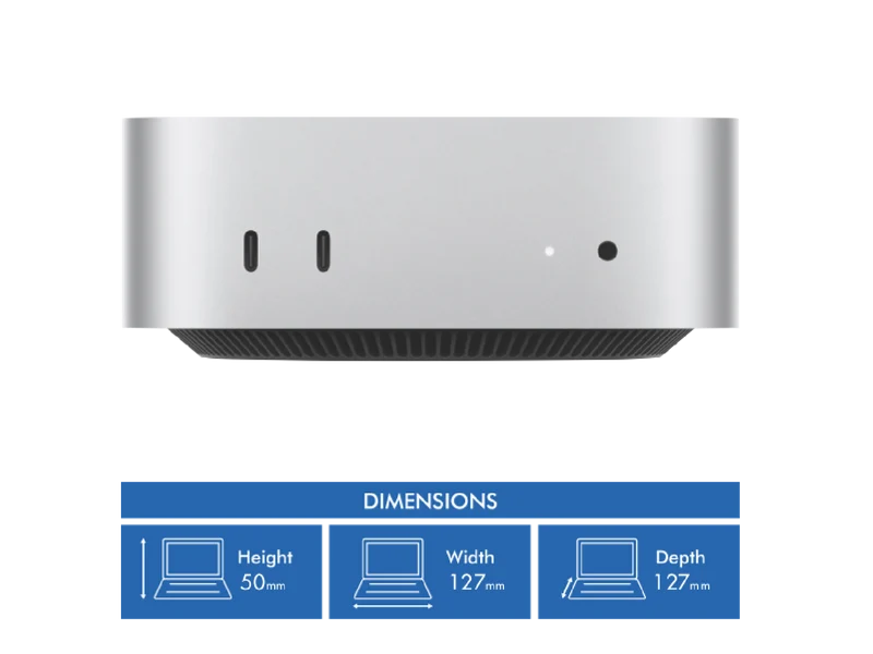 Apple Mac mini with M6 chip, 12-core CPU, 12-core GPU, 16GB, 256GB SSD