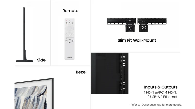 Samsung 65" LS03H The Frame QLED 4K Smart TV 2026