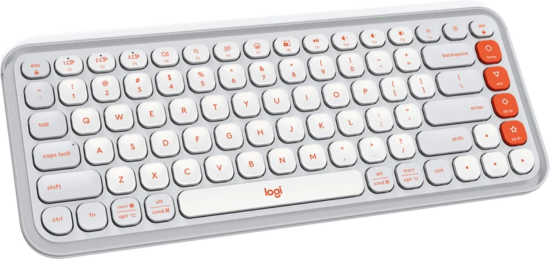 Logitech POP Icon Keys Wireless Keyboard (Off White)