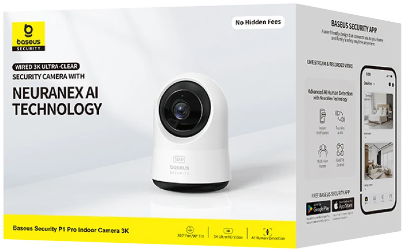 Baseus P1 Pro 3K Indoor Security Camera