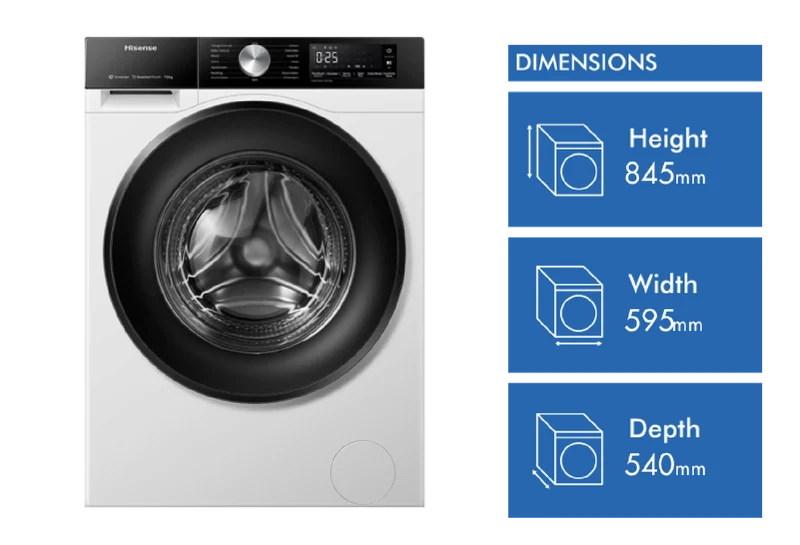 Hisense 7.5kg Series 3S Front Load Washer