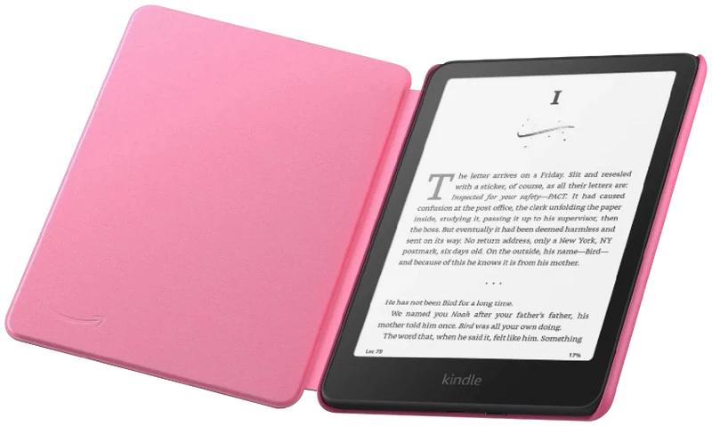 Kindle Paperwhite 12th Gen Plant Based Leather Cover (Raspberry)
