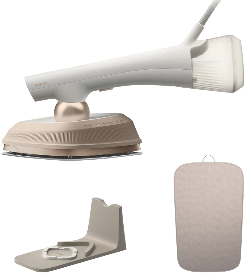 Philips OneTurn Hybrid Iron And Steamer Silk White