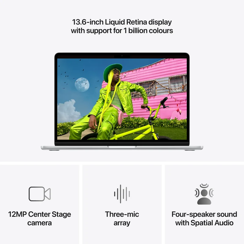 Apple MacBook Air 13" M5 chip 10-core CPU, 8-core GPU 16GB 512GB - Silver