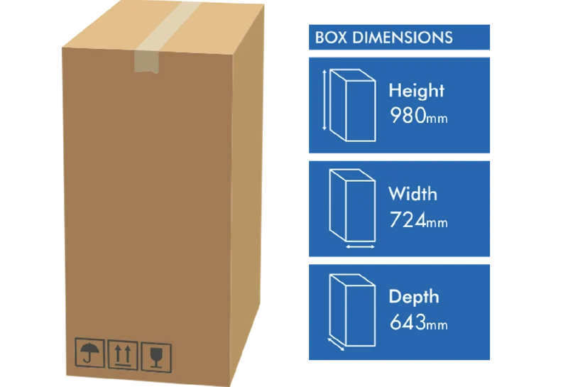 CHiQ 145L Vertical Hybrid Freezer