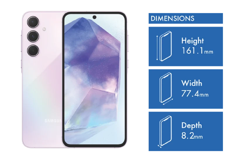 Samsung Galaxy A55 128GB Awesome Lilac