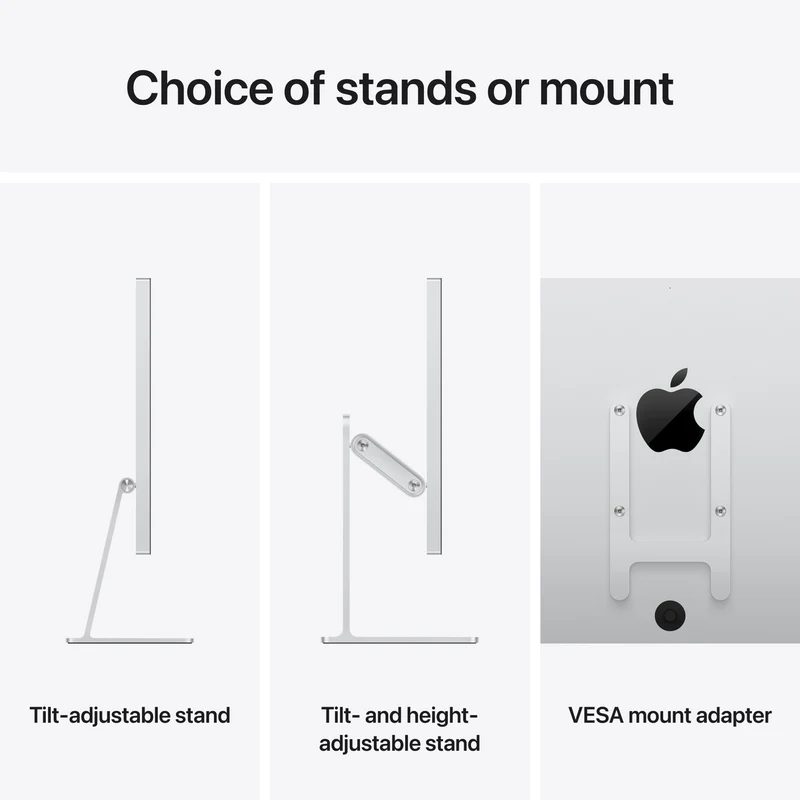 Apple Studio Display 27" Nano-Texture glass VESA mount adapter (Stand not included)