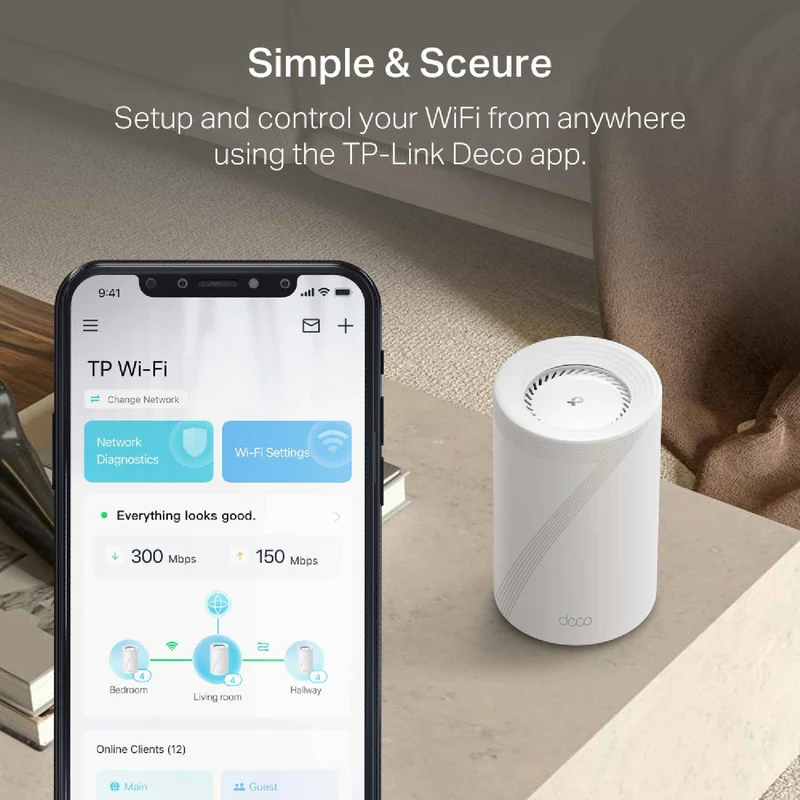 TP-LINK Deco BE17000 Tri-Band Whole Home Mesh WiFi 7 System (3-pack)
