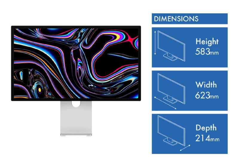 Apple Studio Display XDR - Standard glass Tilt and height-adjustable stand