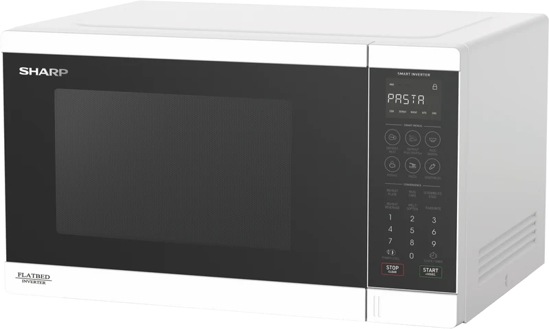 Sharp 32L 1200W Flatbed Microwave White