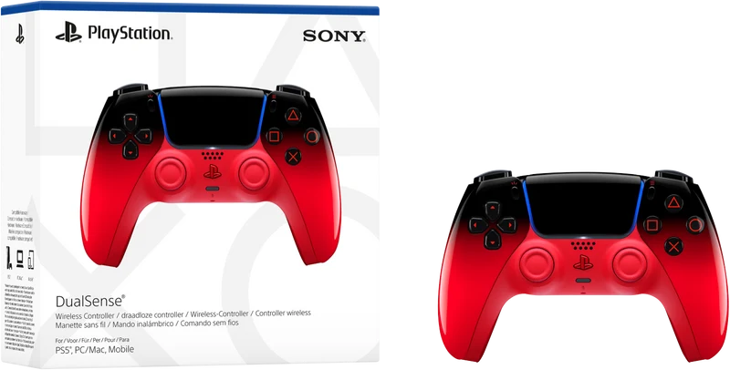 PlayStation 5 DualSense Hyperpop Wireless Controller (Techno Red)