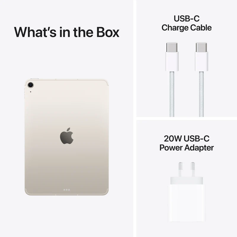 Apple iPad Air 11" M4 Wi-Fi + Cellular 512GB - Starlight