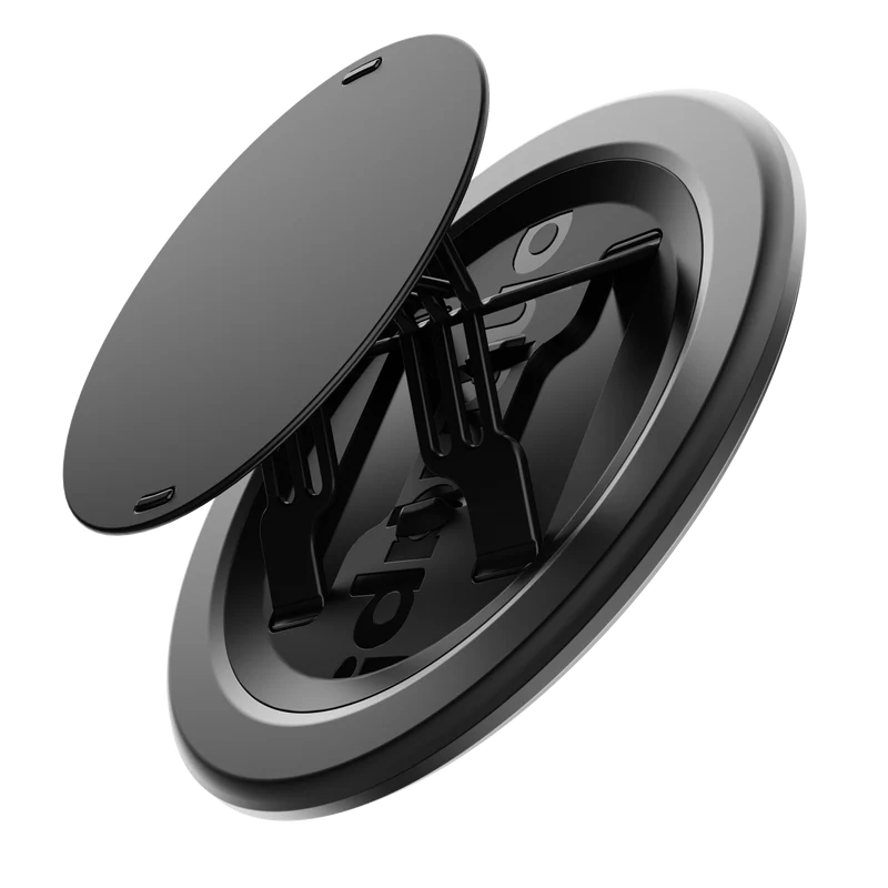 Ohsnap! Snap 5 Magnetic Phone Grip & Stand Boring Black