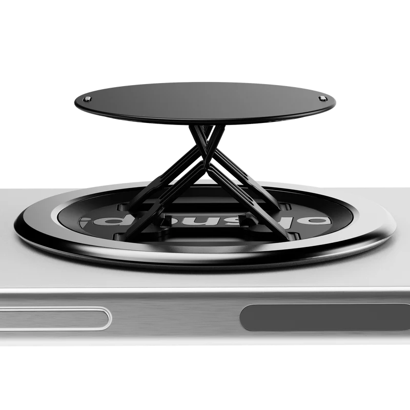 Ohsnap! Snap 5 Magnetic Phone Grip & Stand Boring Black