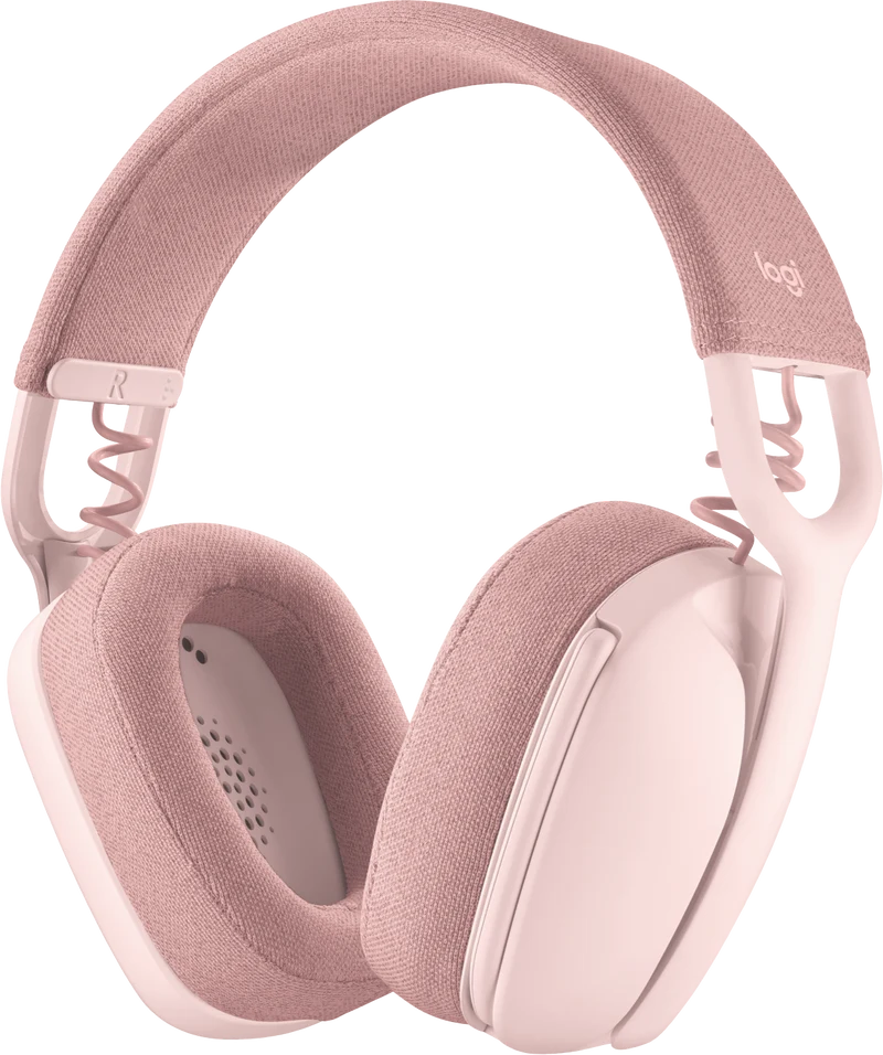 Logitech Zone Vibe 100 Headphones (Rose)