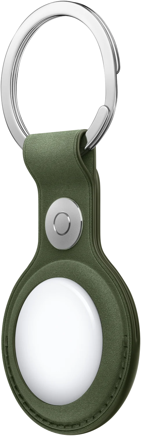 Apple AirTag FineWoven Key Ring (Moss)