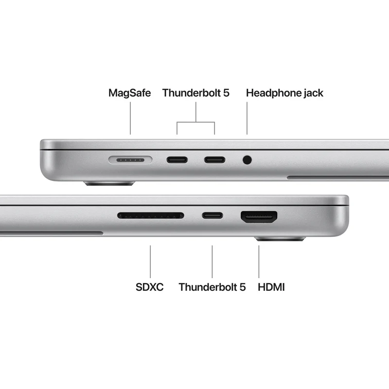 Apple MacBook Pro 16" M5 Max chip 18-core CPU, 40-core GPU 48GB 2TB - Silver