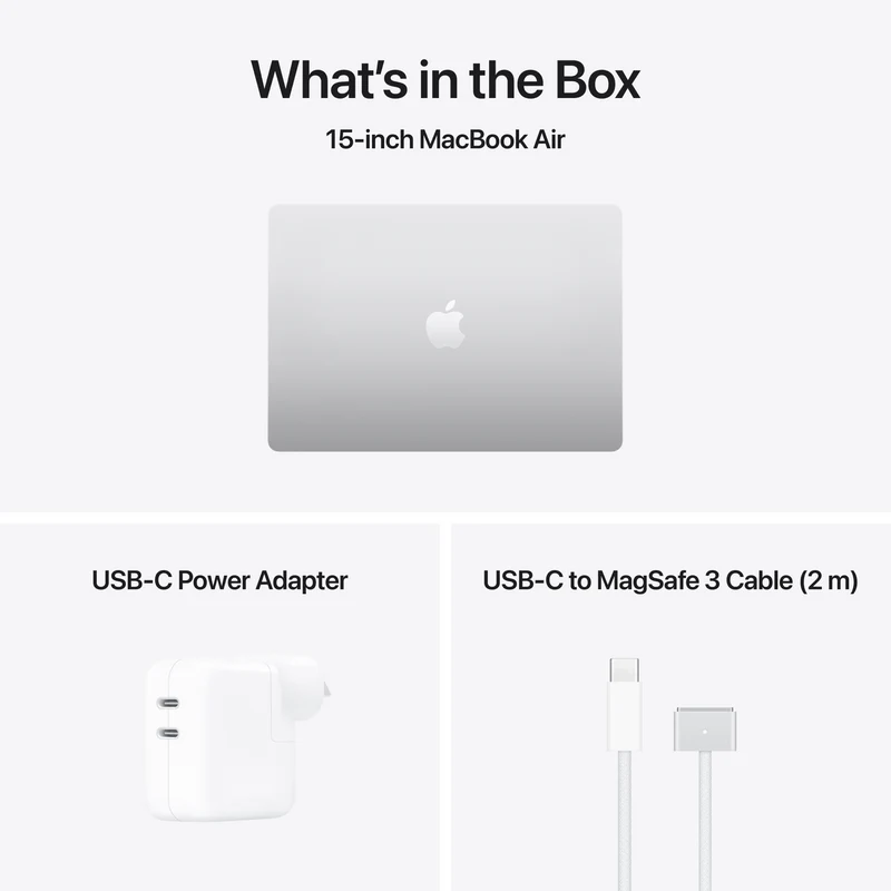 Apple MacBook Air 15" M5 chip 10-core CPU, 10-core GPU 16GB 512GB - Silver