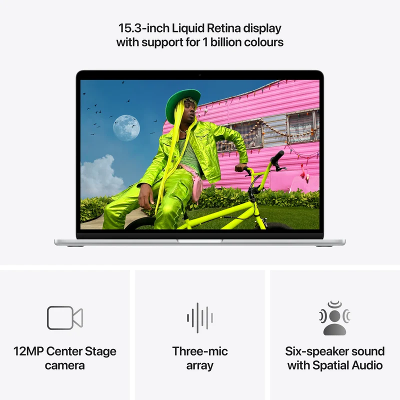 Apple MacBook Air 15" M5 chip 10-core CPU, 10-core GPU 24GB 1TB - Silver