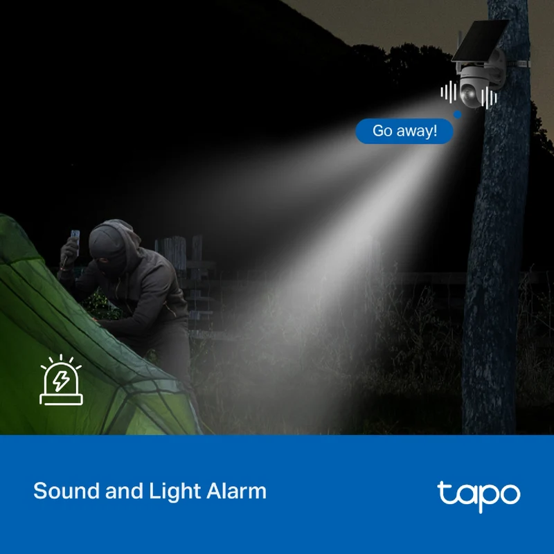 TP-LINK 2K Solar-Powered Pan/Tilt 4G LTE Security Camera